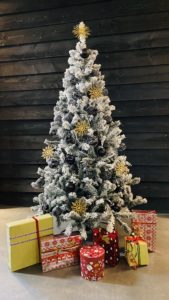Kunstkerstboom Memphis Flock - Afbeelding 2