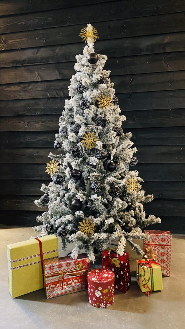 Kunstkerstboom Memphis Flock - Afbeelding 2