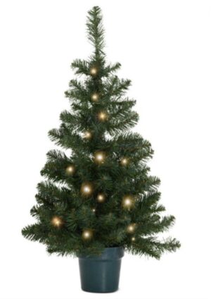 Kunstkerstboom Memphis Mini met ledverlichting