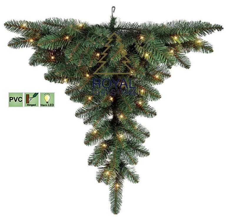 Plafond kerstboom met verlichting 90 cm
