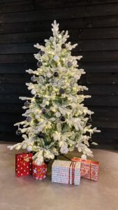 Kunstkerstboom Vancouver Flock met ledverlichting - Afbeelding 2