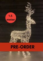 Verlicht rendier Cupid 150cm