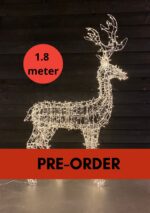 Verlicht rendier Blitzen 180cm