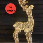 Verlicht rendier Dancer 150cm