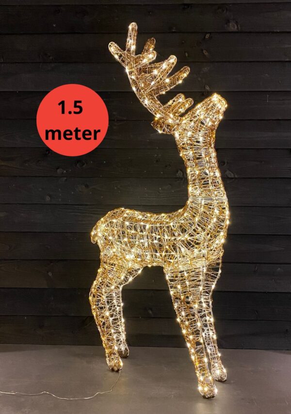 Verlicht rendier Dancer 150cm