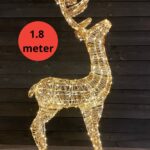 Verlicht rendier Vixen 180cm