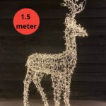 Verlicht rendier Cupid 150cm