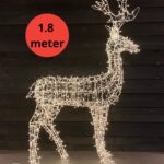 Verlicht rendier Blitzen 180cm