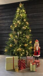 Kunstkerstboom Minnesota met ledverlichting 180cm - Afbeelding 2