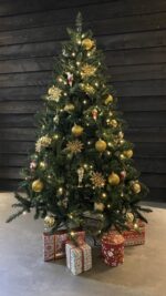 Kunstkerstboom Memphis met ledverlichting 150cm - Afbeelding 2