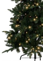 Halve kunstkerstboom Vancouver met ledverlichting 210cm - Afbeelding 7