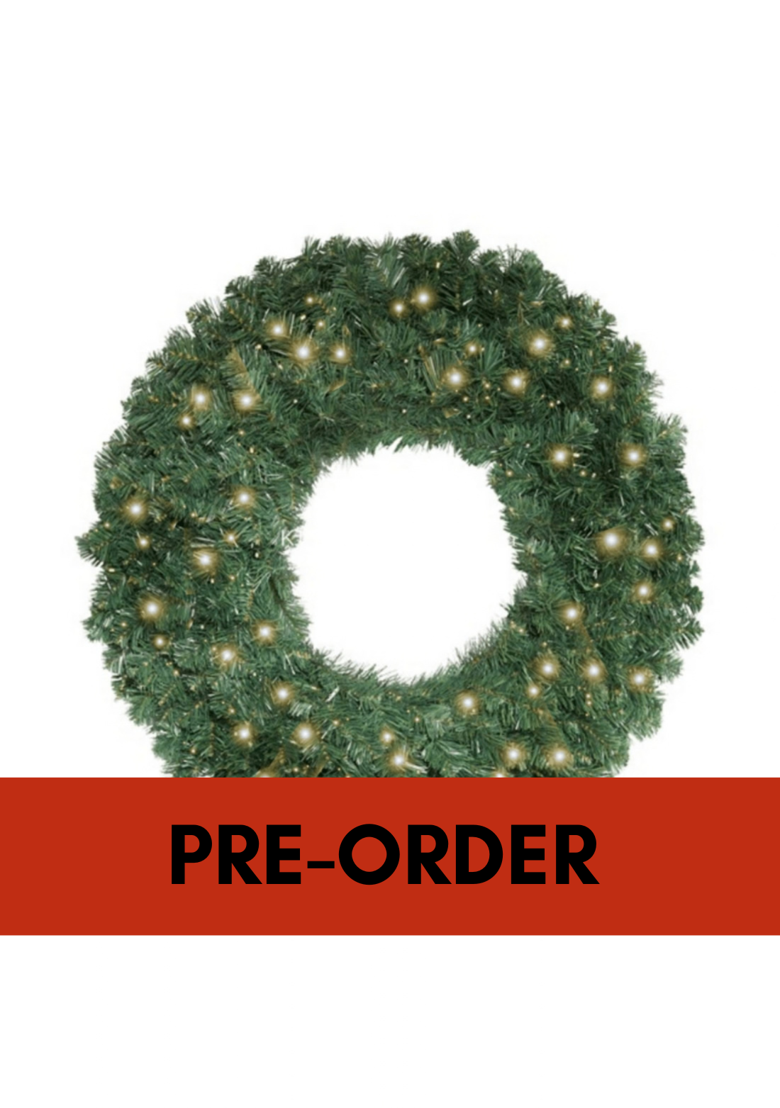 kerstkrans Memphis met ledverlichting