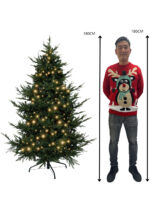 Kunstkerstboom Calgary met ledverlichting 180cm - Afbeelding 3