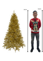 Kunstkerstboom Goud 180cm - Afbeelding 3