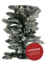 9x Guirlande Vancouver 180cm met ledverlichting
