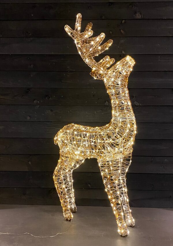 Verlicht rendier Dancer 150cm - Afbeelding 2