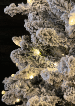 Kunstkerstboom Minnesota besneeuwd met ledverlichting 180cm - Afbeelding 2