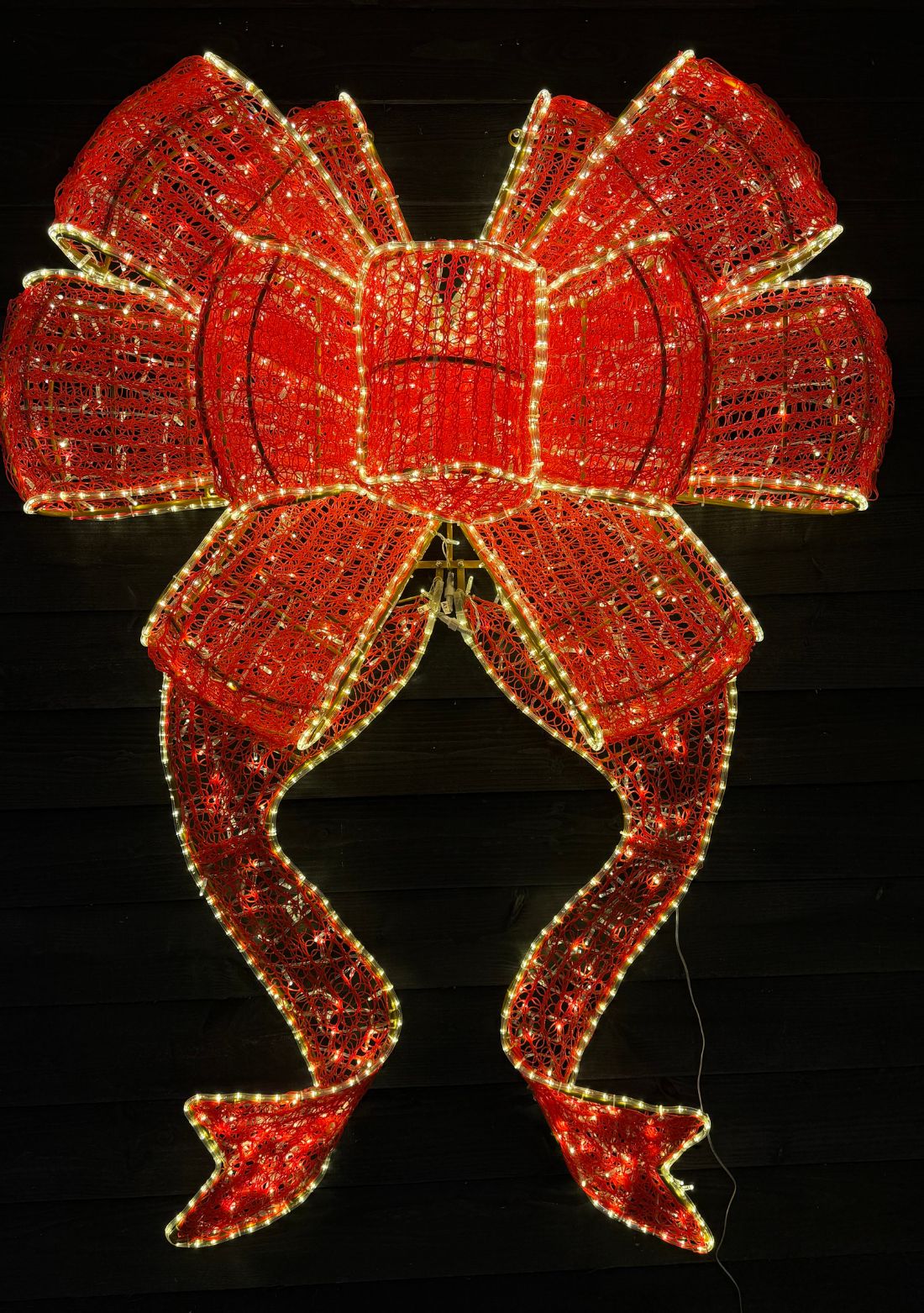 Strik rood met ledverlichting 200cm