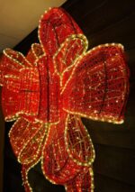 Strik rood met ledverlichting 200cm - Afbeelding 2