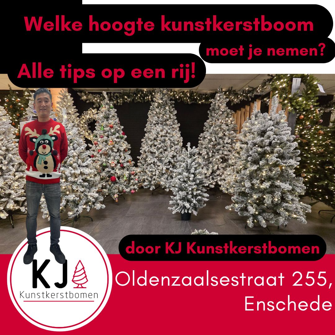 juiste maat kunstkerstboom