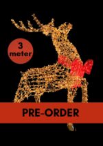 Verlicht rendier Rudolph 300cm