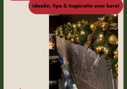 guirlande met verlichting voor kerst